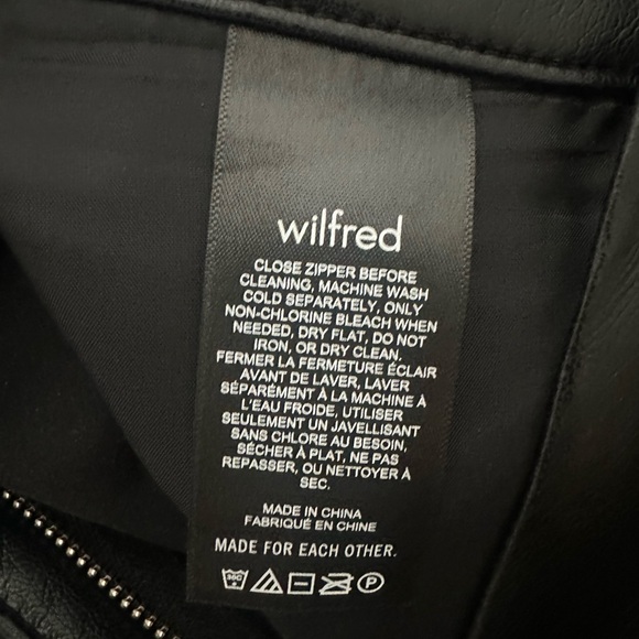 Aritzia Wilfred Melina Pant in Black Faux Leather - Picture 6 of 7